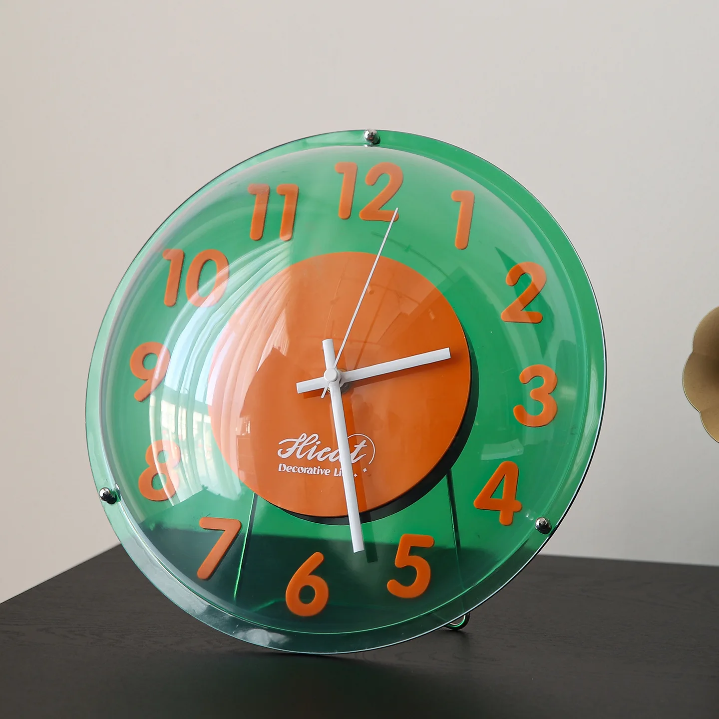 

Zml clock living room desktop ornament high-end home decor zen style chinese antique chic decorative piece