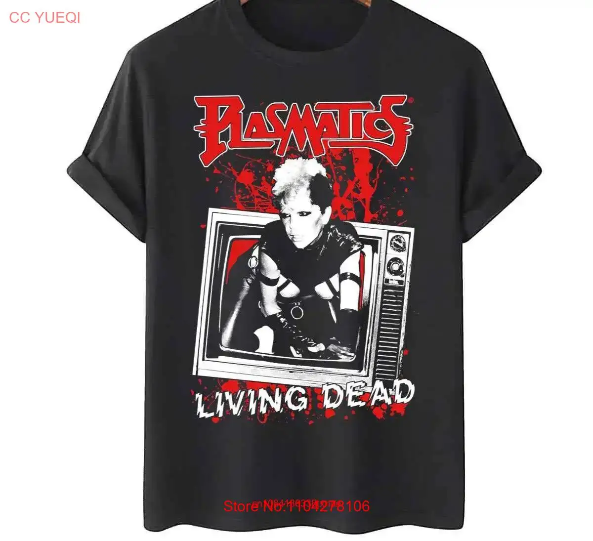 Vtg Plasmatics Wendy O Williams Living Dead Cotton Black All Size T Shirt AA2016 long or short sleeves