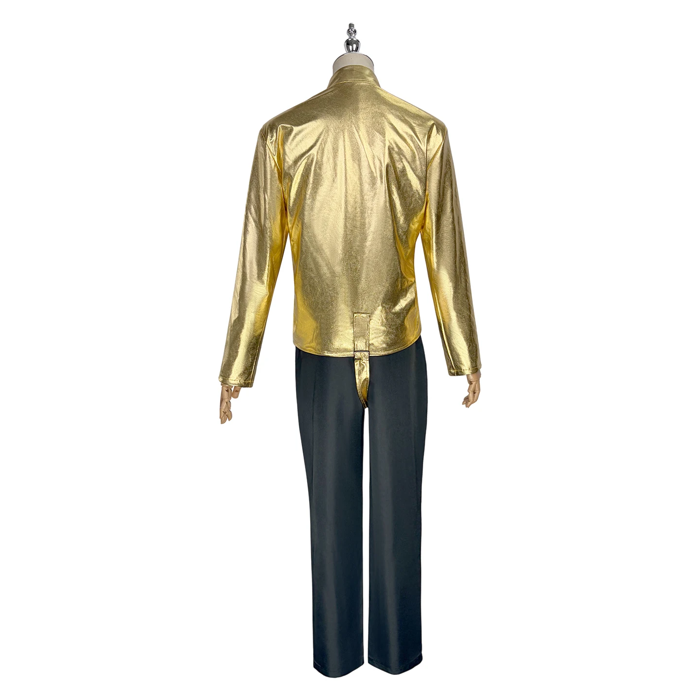 Adult Michael Jackson Cosplay BAD Dangerous Jam Golden Bodysuit Costume Impersonator Dance Cover Party Outfit Jumpsuit Uniform view 5