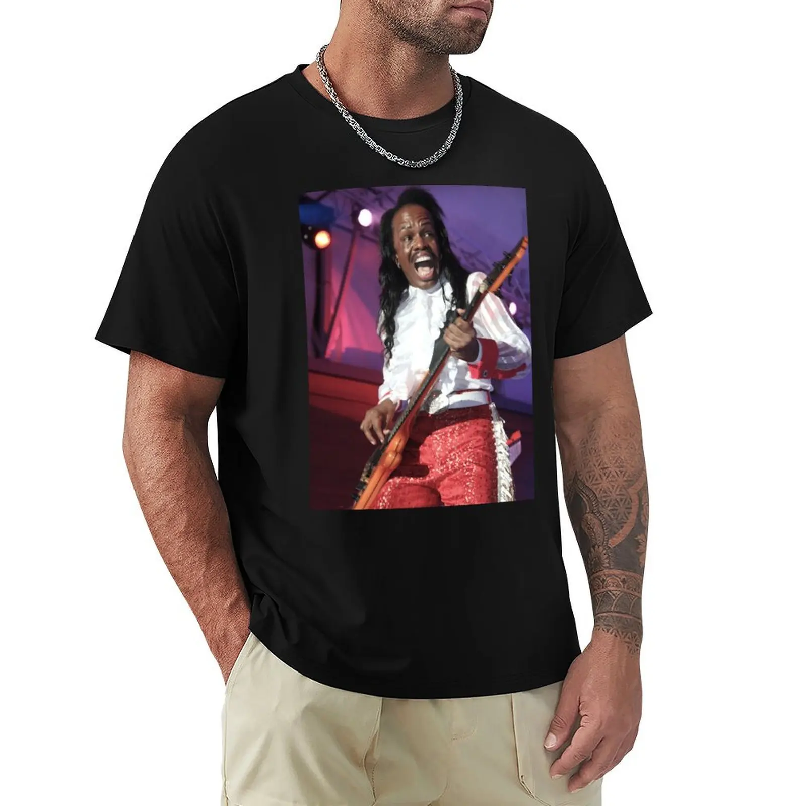 Verdine White Photograph T-Shirt Simple Line Art Print Tee