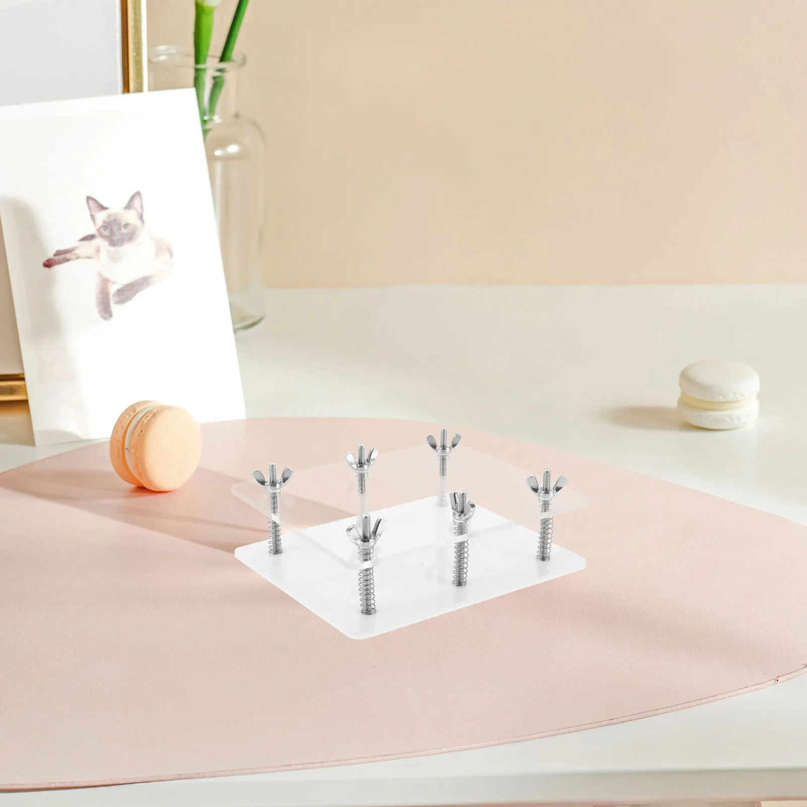 2Pcs Card Alignment Device Colorful Card Flattening Tool for Id Cards Sports Cards Easy Use Storage Flattening Tool