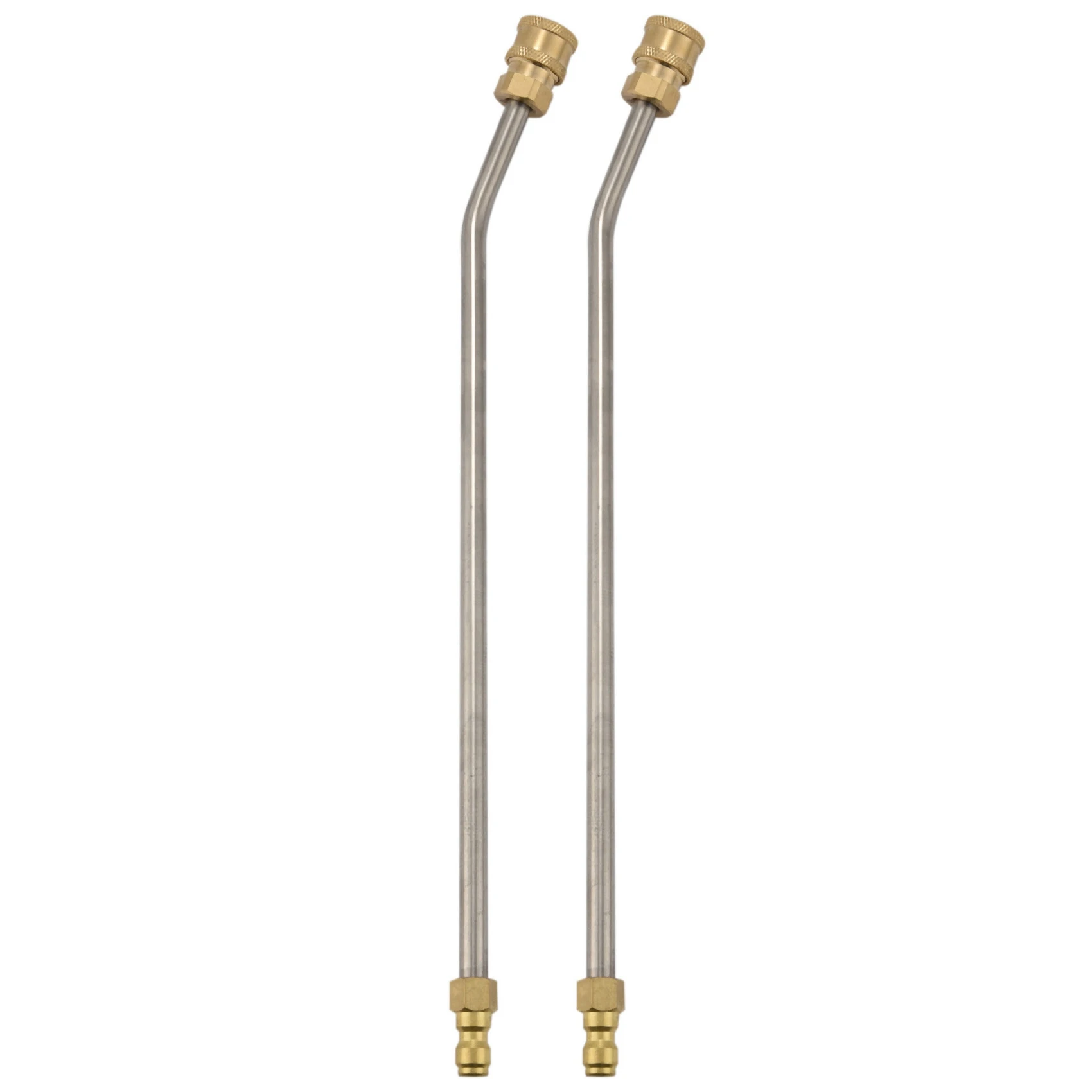 SEWS-2X Washer Extension Gutter Cleaner Attachment Accessory,For Lance/Wand 1/4 Inch Quick Connect,30 Degrees Curved Rod