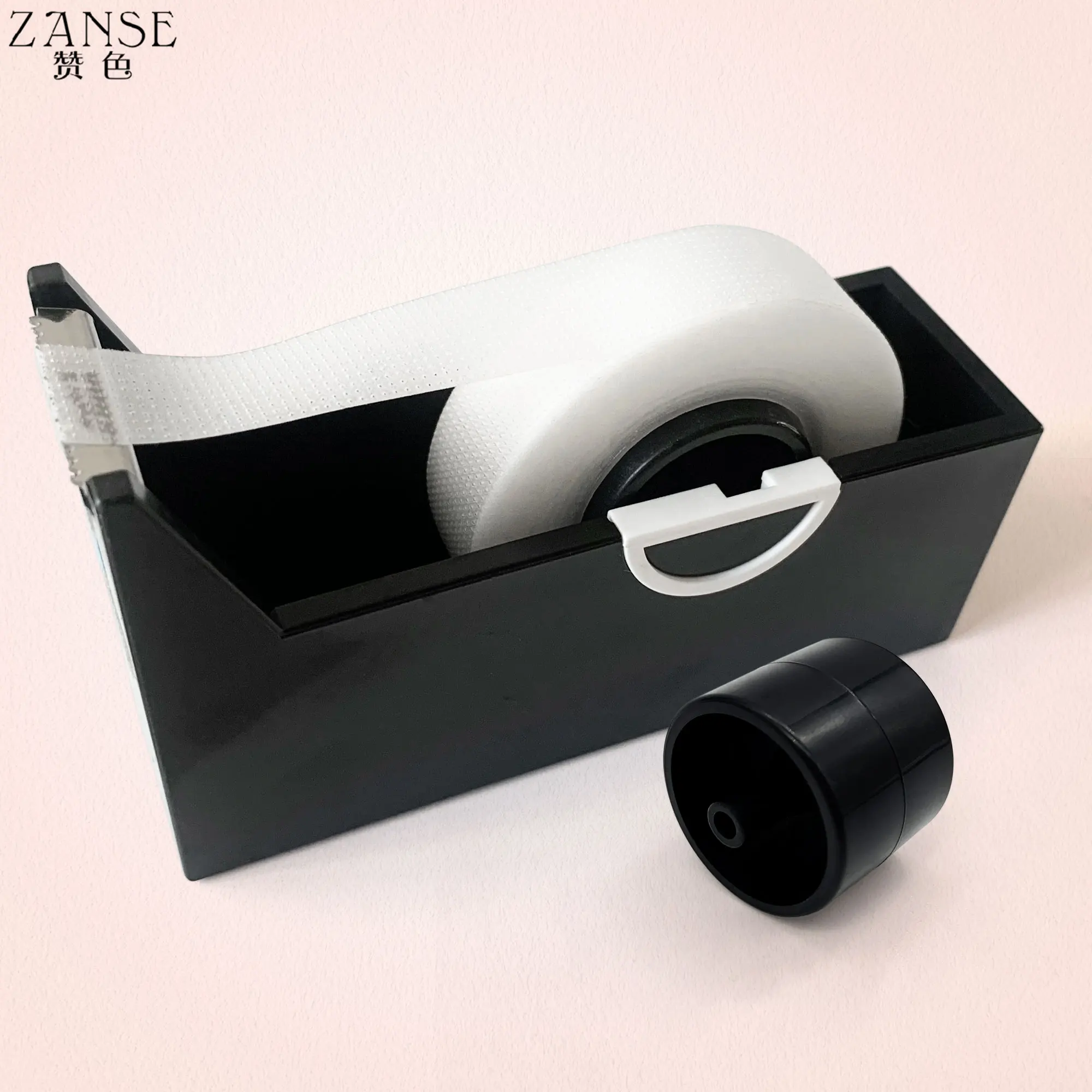 Porte-ruban adhésif pour extension de cils, coupe-ruban, outils de maquillage, greffage, plastique, rotatif, 1 pièce