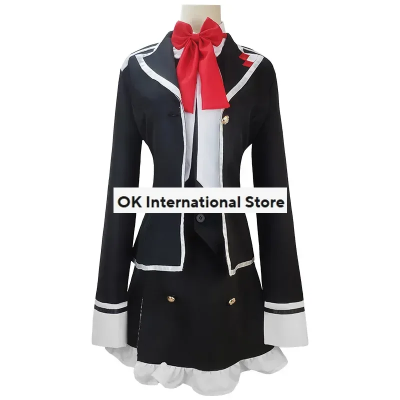 Anime DIABOLIK LOVERS Komori Yu Cosplay Costumes Women's Short Skirt School Uniform Halloween Carnival Party Uniform Set