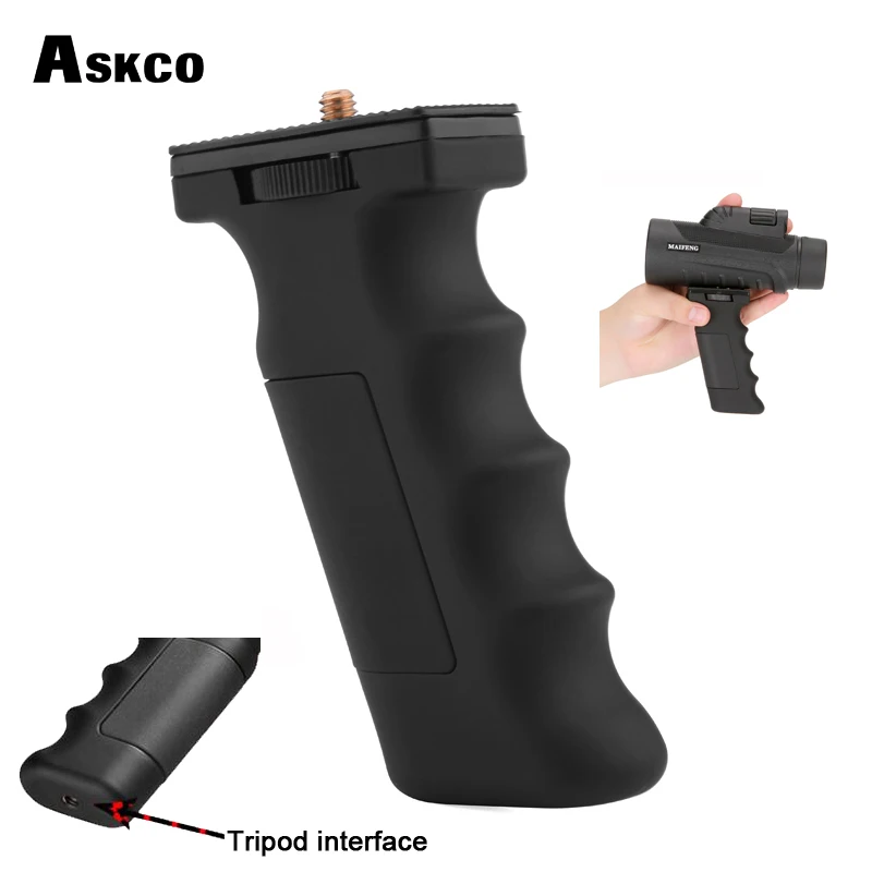 Professional Monocular Telescope Binoculars Handle Adapter Spotting Scope Fixed Bracket Tripod 1/4