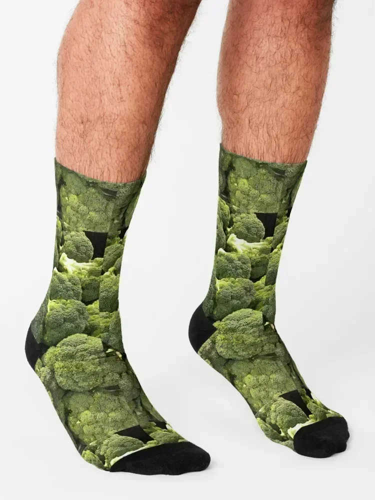 Wall of healthy broccoli Socks Children's snow valentine gift ideas Running Girl'S Socks Men's