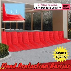Flood Barrier Water Barrier Easy Deployable System for Flood Control Inundation Protection Flood Prevention Barriers Reusable