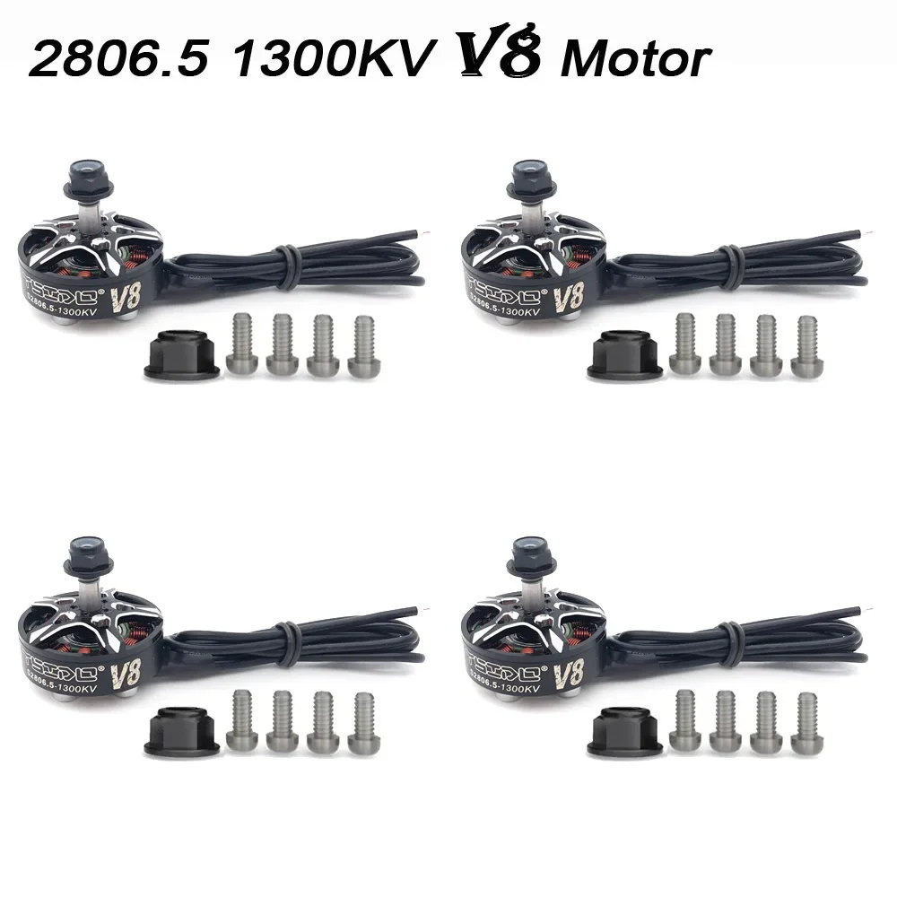 

2806.5 V8 Brushless Motor 1300KV For 6/7/8inch FPV Racing Long Range Freestyle Drone Quadcopter Multicopter RC Model Accessories