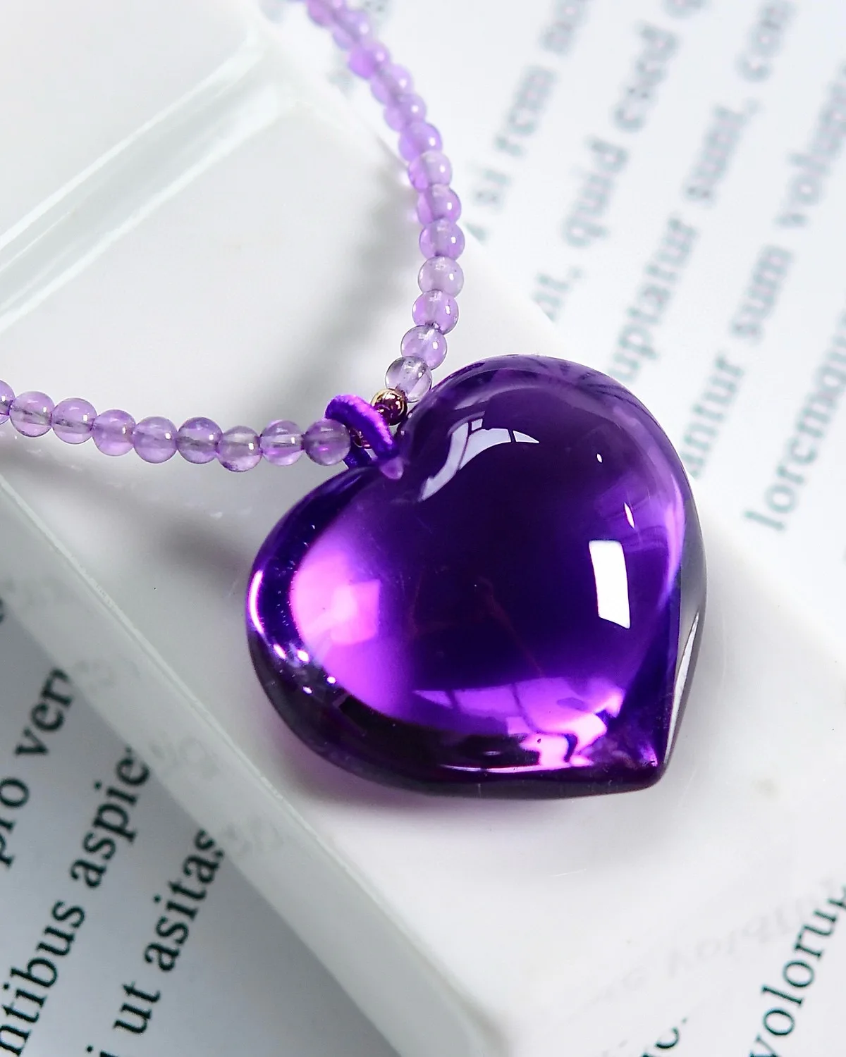 

Natural Purple Amethyst Quartz Pendant Heart 27*24*14.5mm Big Amethyst Jewelry Beads Women Men Necklace Brazil AAAAAA