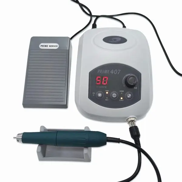 Dental Micromotor Equipment Brushless Strong Micro Motor Handpiece 50000RPM Speed for Jewelry Nail Carving Polishing