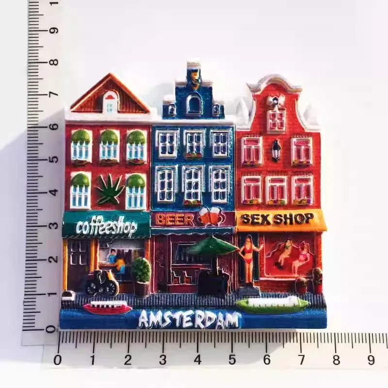 Dutch Creative Room Travel souvenirs Refrigerator stickers Magnets Gifts Handicrafts Home decor