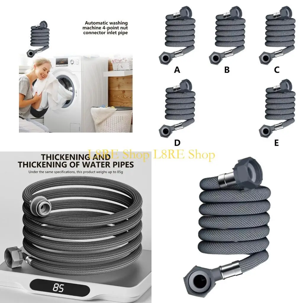 L8RE Стиральная машина впускной шланг Гибкий шланг посудомоечной машины удлинителя удлинителя масла из гофрированной впускной