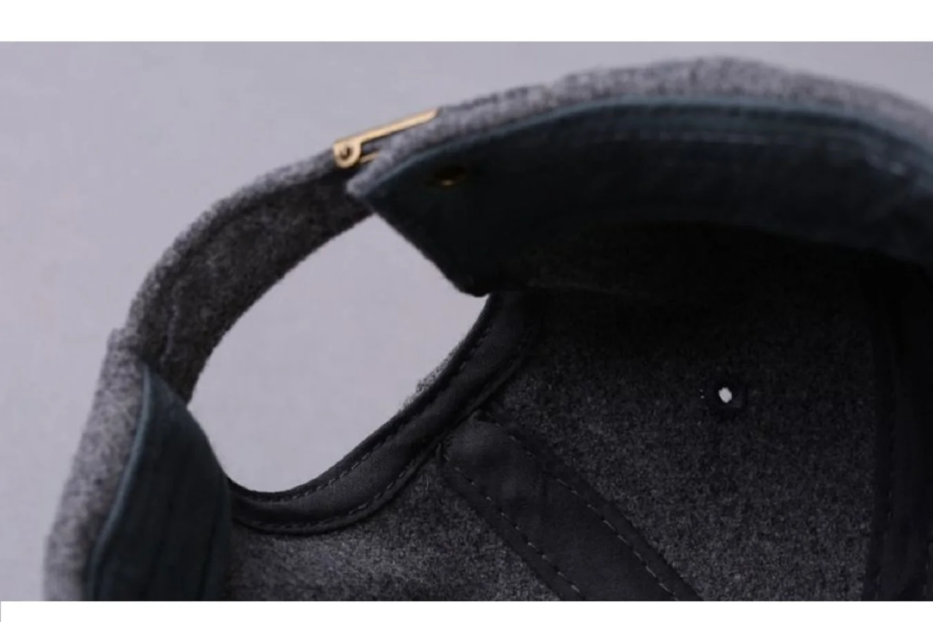 Winter Dad Warm Filz Hüte Großen Kopf Mann Frauen Jungen Mädchen Wolle Visier Männlich Plus Größe Baseball Caps 56-62 cm 62-68 cm – Detail 14