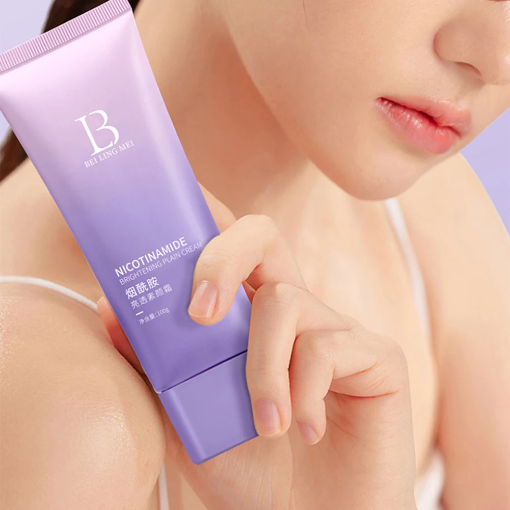 Crème Niacinamide imperméable 2 en 1 crème d'isolation multi-effet maquillage hydratant pour le visage-fond de teint pour tous les types de peau 