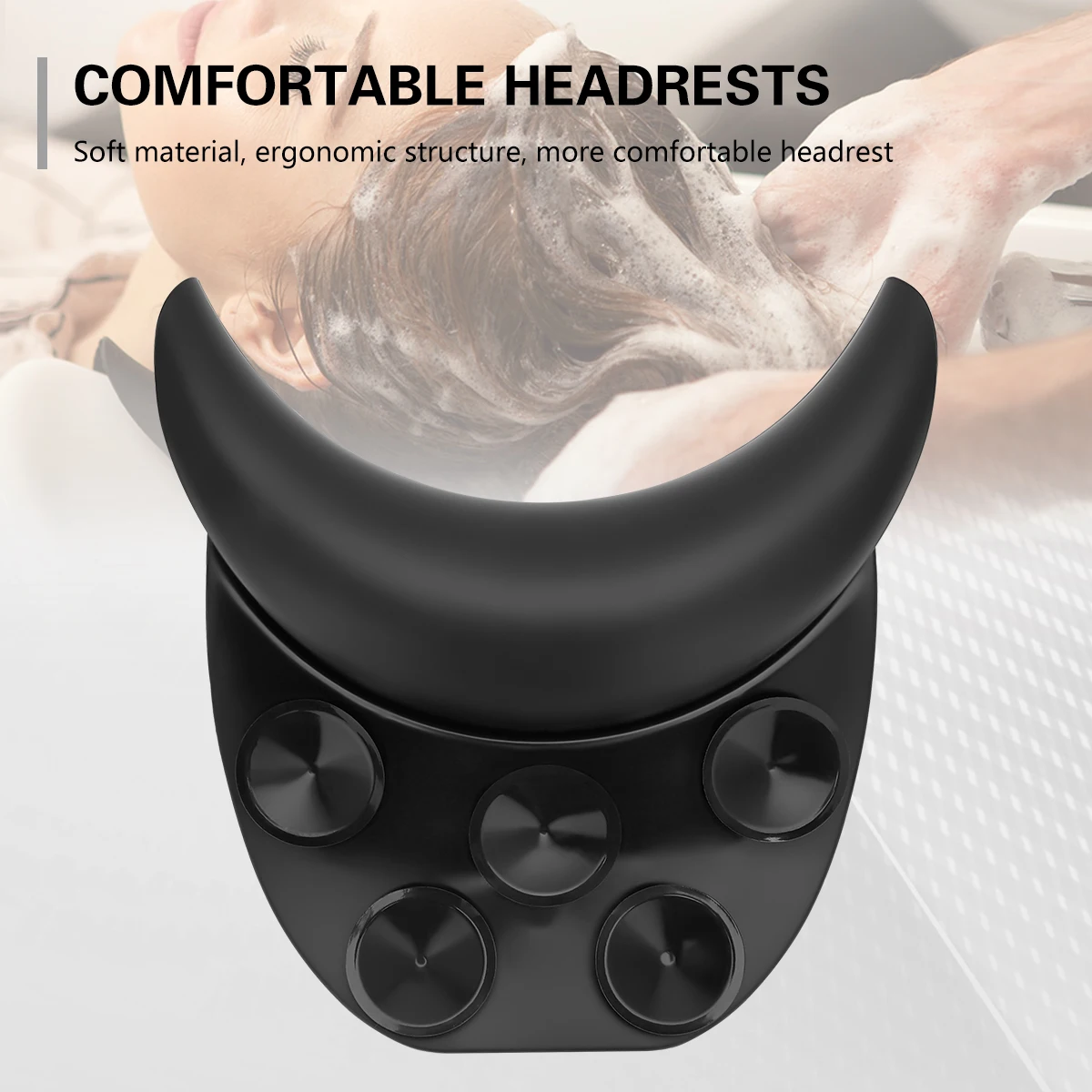 

Silica Gel Hair Wash Neck Rest Pillow Barber Accessories Spa Hair Beauty Washing Sink Pillow Shampoo Bowl Hairdressing