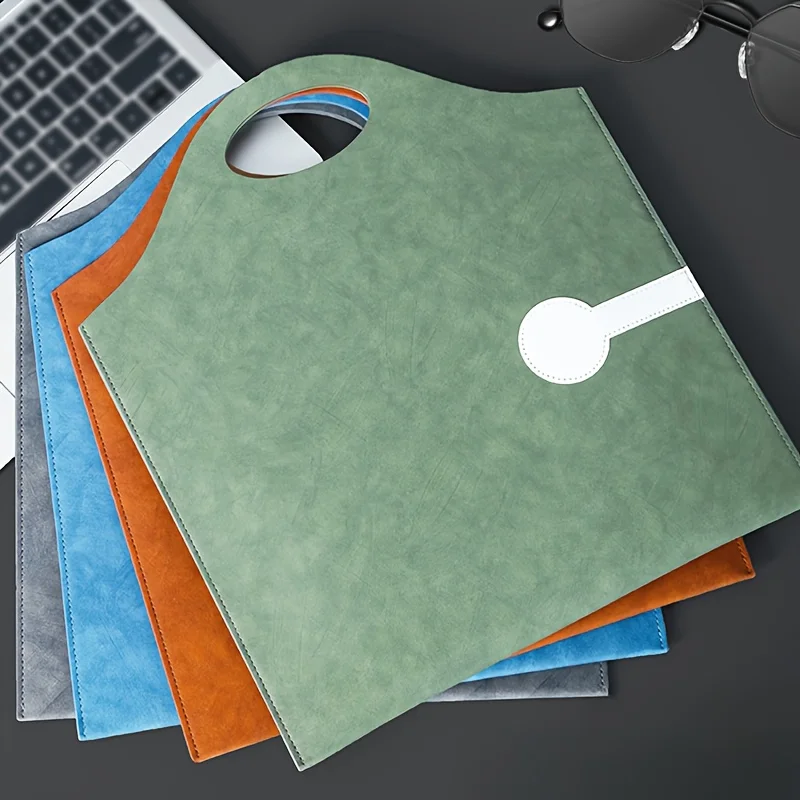 

1 деловая папка формата А4, простая и портативная, удобная для переноски, с аккуратной отделкой, для офиса, совещаний, экзаменов, домашних заданий.