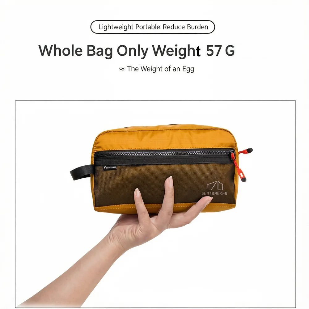 

Outdoor Hiking Lightweight Toiletry StoraBag Waterproof Travel Makeup Organizer Hanging Shower Bag For Business Trip Camping