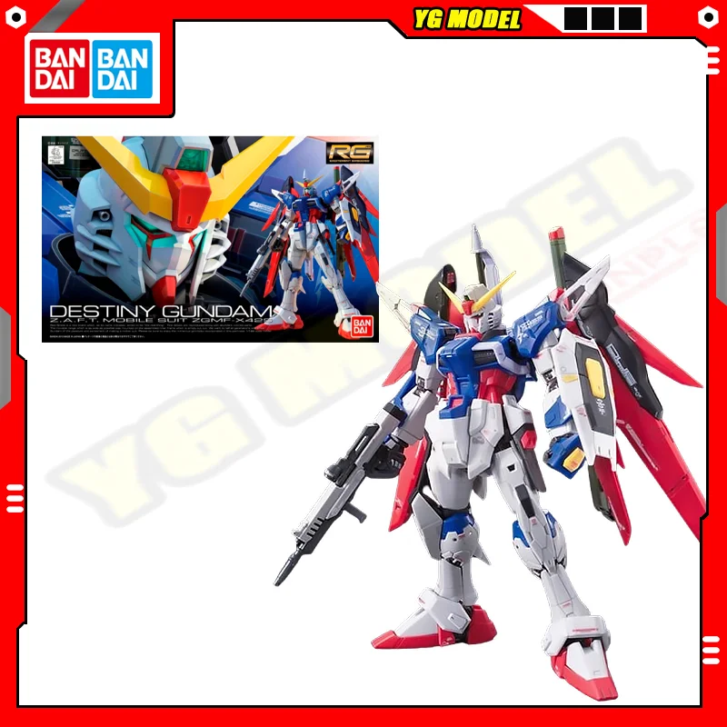 BANDAI Gundam 1/144 RG ZGMF-X42S Destiny Gundam Standard Model Kit Assembly Strike Unicorn Freedom Action Figures Model Original