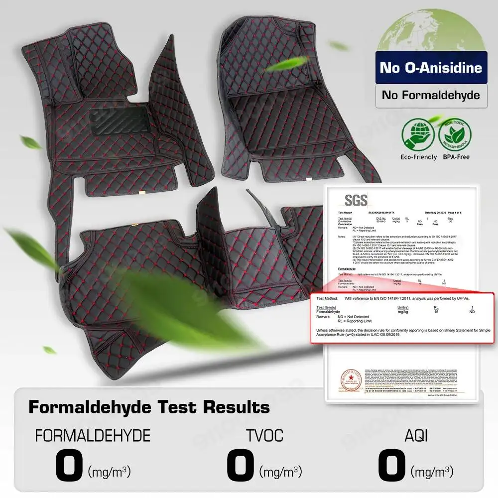 Car Floor Mats For ZEEKR 001 2021 2022 2023 2024 2025 2026 Custom Auto Foot Pads Carpet Cover Interior Accessories