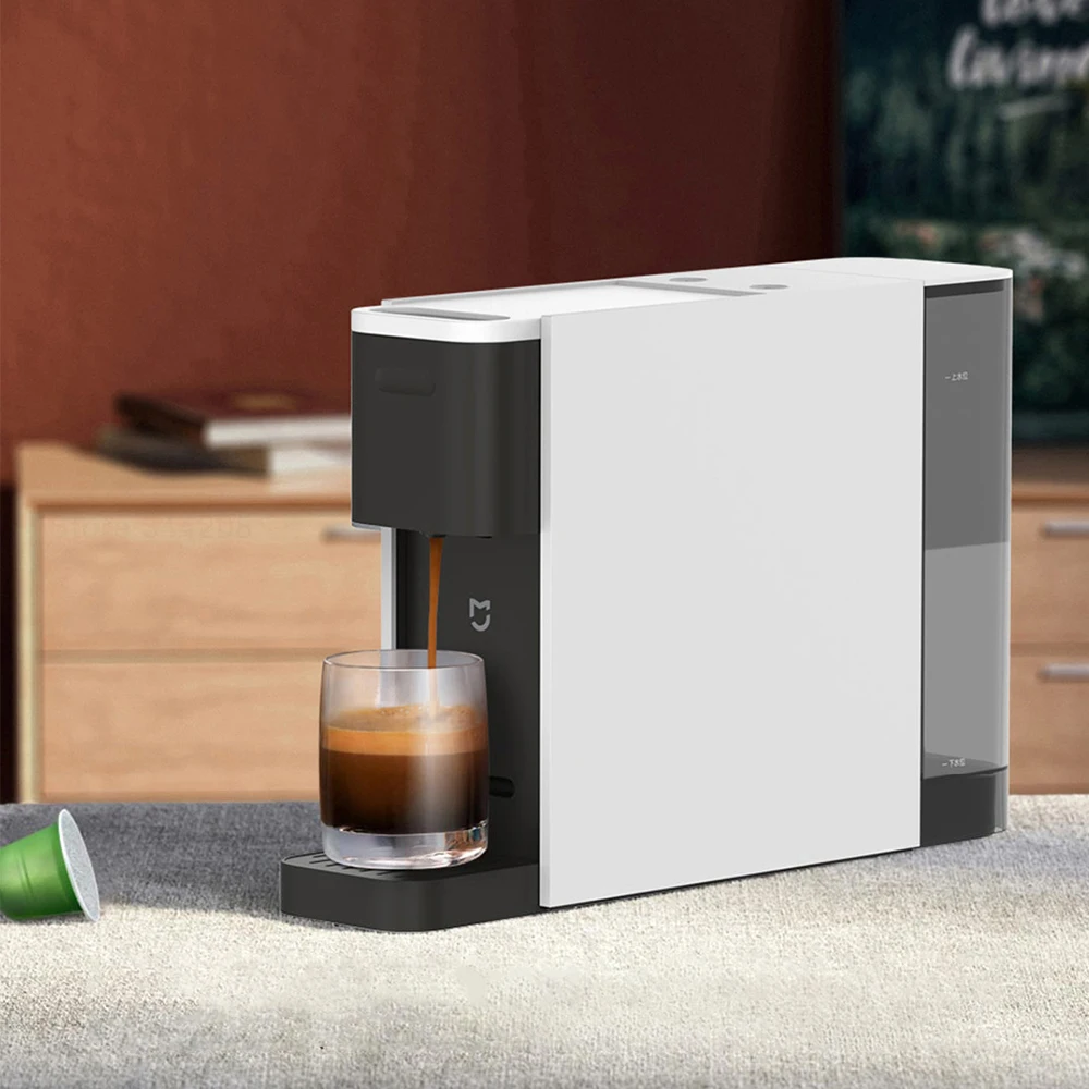 XIAOMI MIJIA pembuat kopi S1301, mesin kopi Espresso Cafe prosesor makanan daya otomatis 20BAR 2024