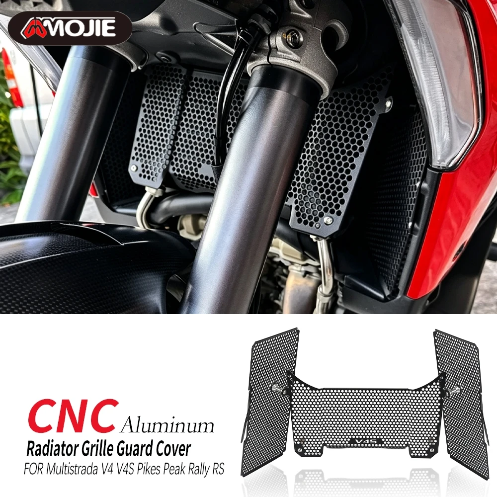 For Ducati Multistrada V4 S V4S RS 2021-2027 Radiator Guard Protector Grille Grill Cover Multistrada V4 Pikes Peak Rally Parts