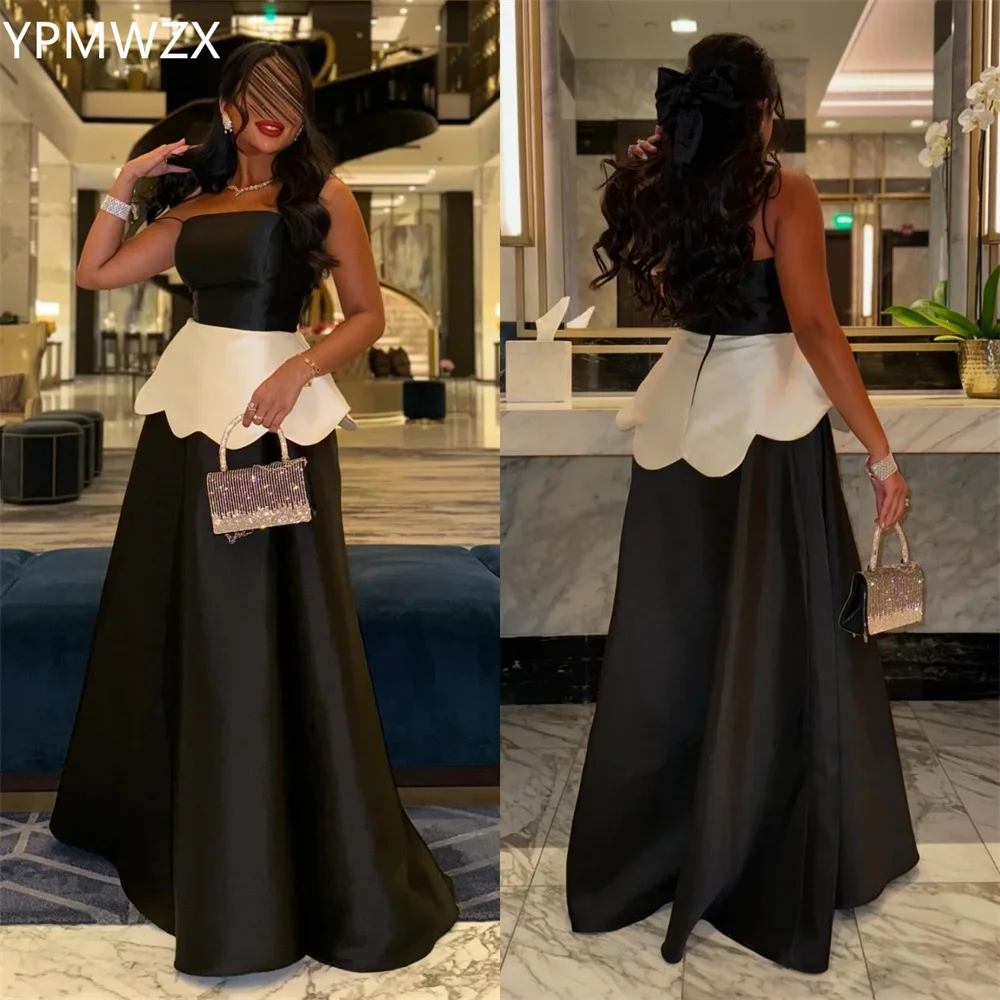 

Customized Evening Dress Formal Women Party Occasion YPMWZX Spaghetti Strap A-line Floor Length Skirts Draped