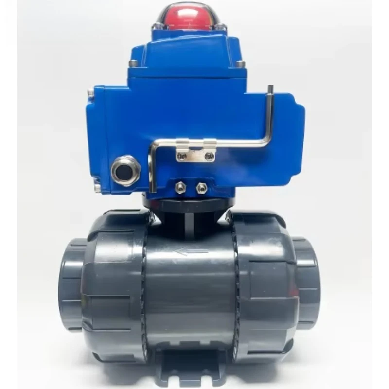 

Прямые продажи с фабрики COKVER 1/2 в 4 дюйма 2-ходовой электрический шаровой кран Upvc 12 В постоянного тока ПВХ моторизованный шаровой кран