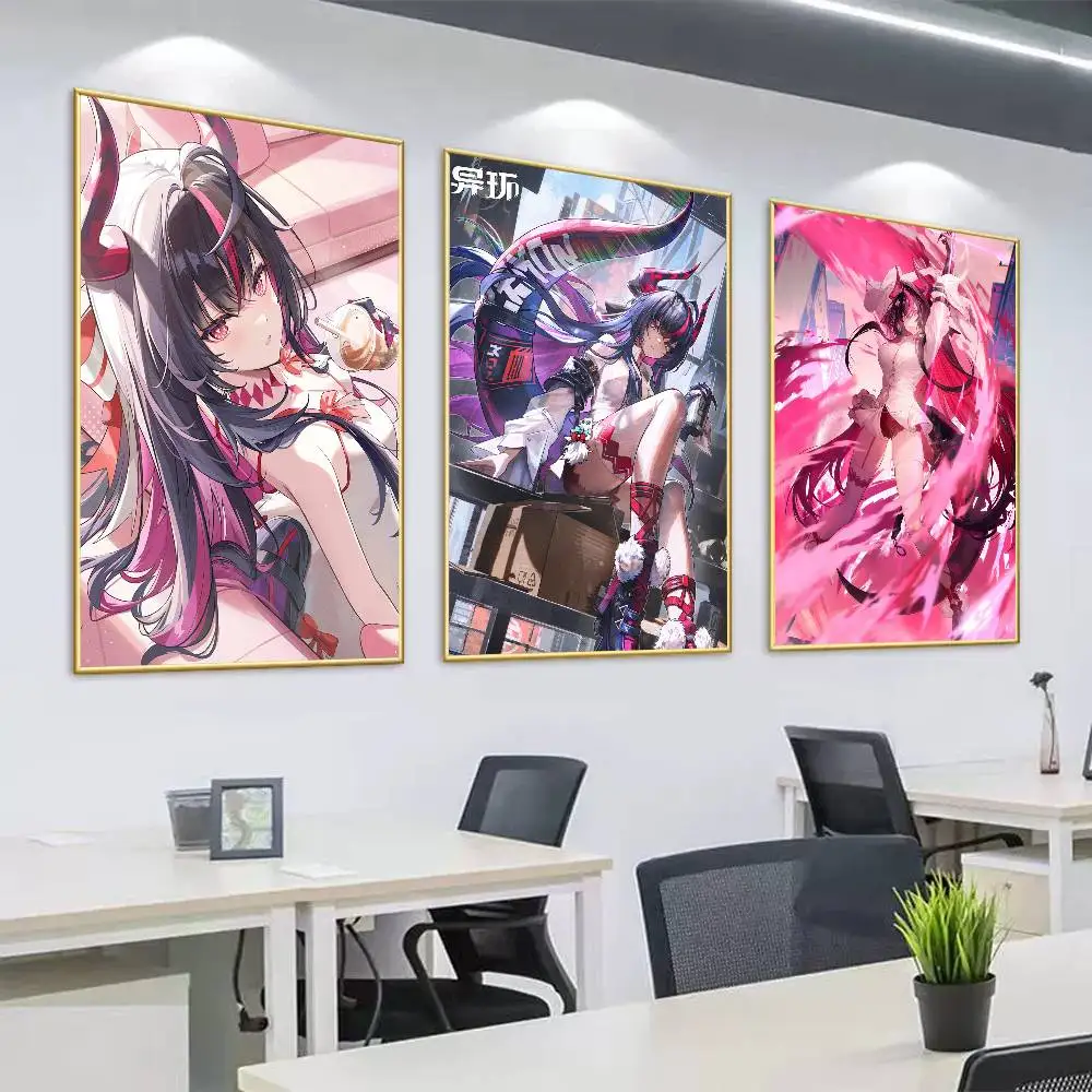 Image of Shinku Game NTE Neverness to Everness Poster, Überraschungs-Heimdekoration, Bild, Wandkunst für Arbeitszimmer, Wohnzimmer, Dekoration