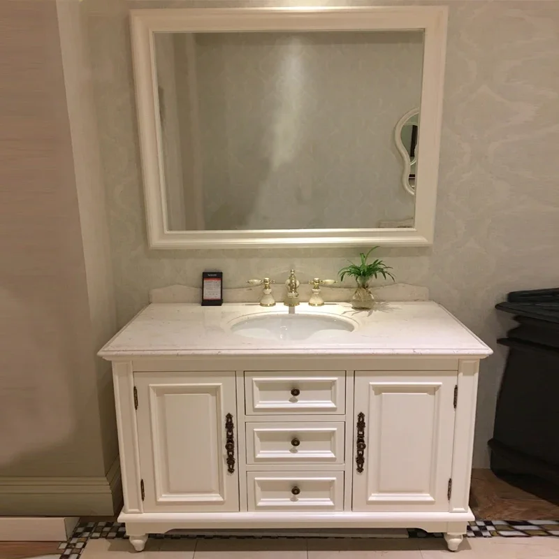 

American Bathroom Cabinet Combination Oak Floor To Ceiling Washbasin Toilet Bathroom Toilet, Rock Board Bathroom Basin