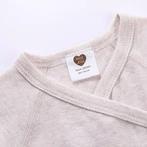 Long-sleeved baby breaks for newborn, 100% cotton jumpsuit for children, side opening, boys and girls clothes 12 Main sales output maternity for boy - №12