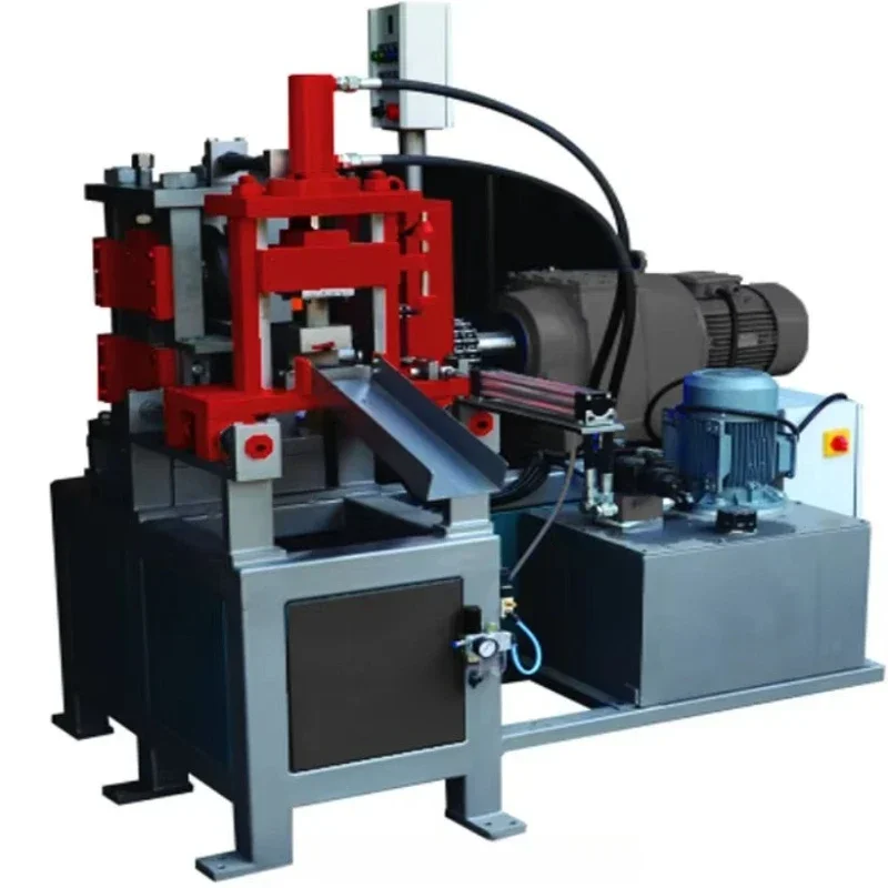 Fully automatic end crushing wrought iron machine
