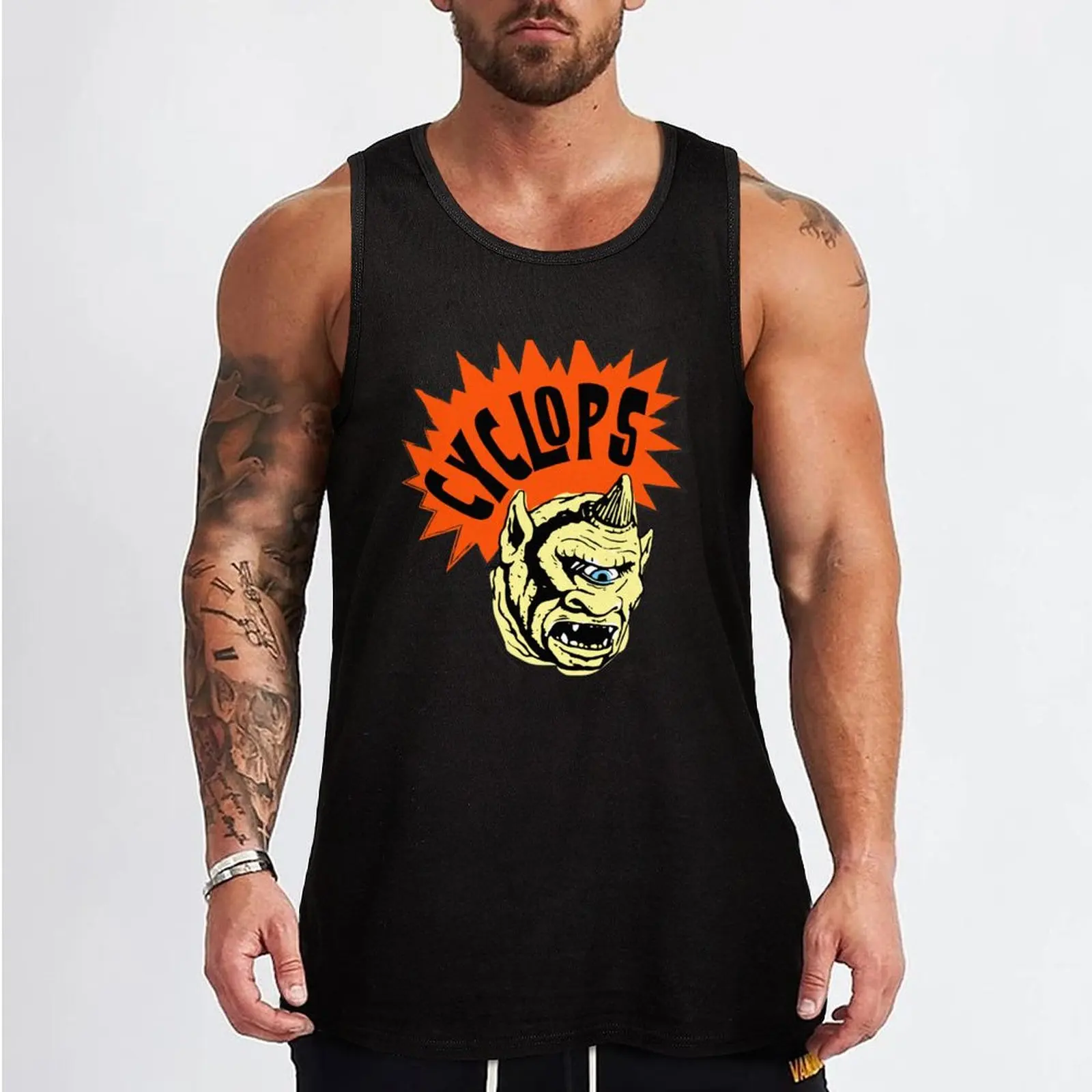 Cyclops Tank Top bodybuilding men Male vest