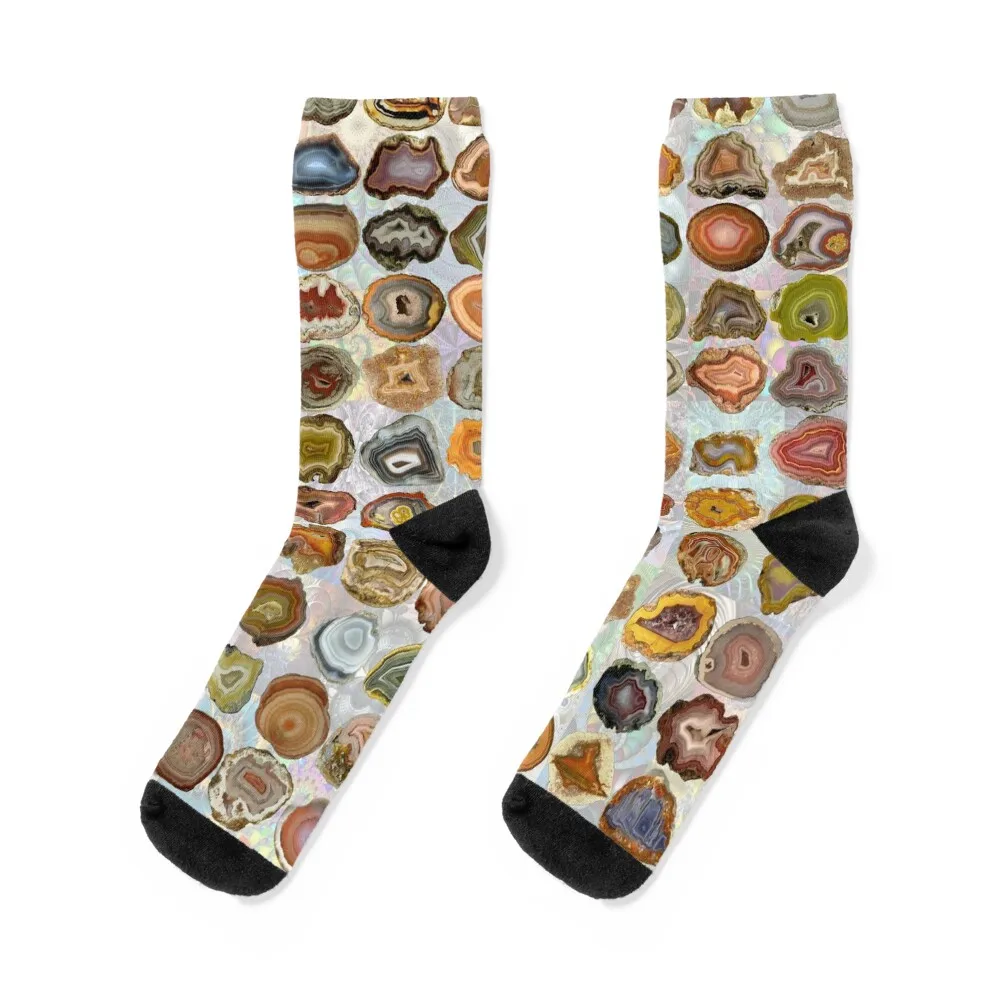 Geodes Socks kids moving stockings Lots aesthetic Socks Man Women's