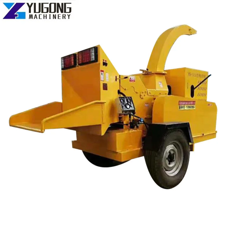 Superfast 5 Inch Disc Self Feeding Petrol Power Hot Selling Wood Chipper/wood Chipper Shredder with Tuv Ce