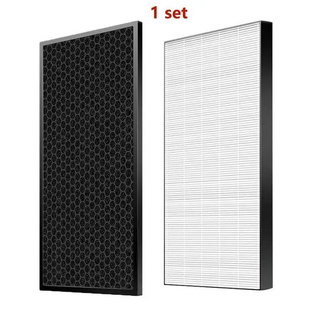 

Air Purifier Parts Activated Carbon Filter Replacement HEPA Filter For Tefal 6025 XD6971/6076 520*200*40mm/525*205*10mm