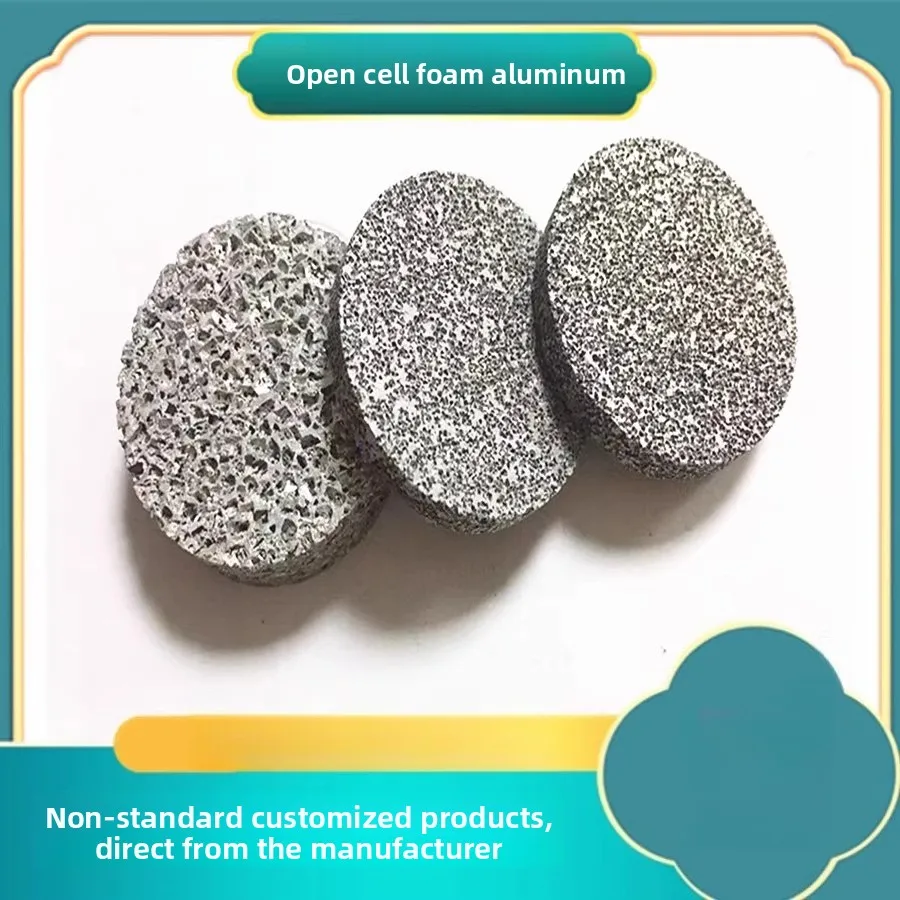 

Microporous Aluminum Foam Sintered Plate JS Salt Particle Powder Sintered Foamed Aluminum 3D Porous Metal 1.6mm