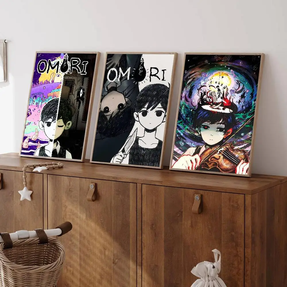Hot Game O-Omori DIY Sticky Poster Whitepaper Prints Posters