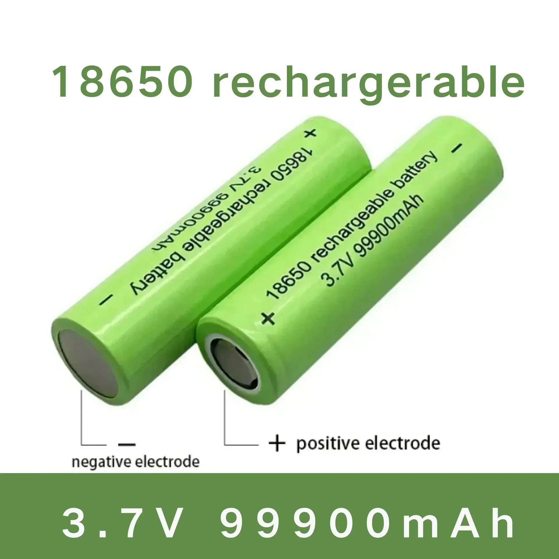 

Original 18650 Batterie 99900 Mah 3.7 V 18650 Taschenlampe Batterie Spielzeug/Geräte Wiederaufladbare Lithium Batte