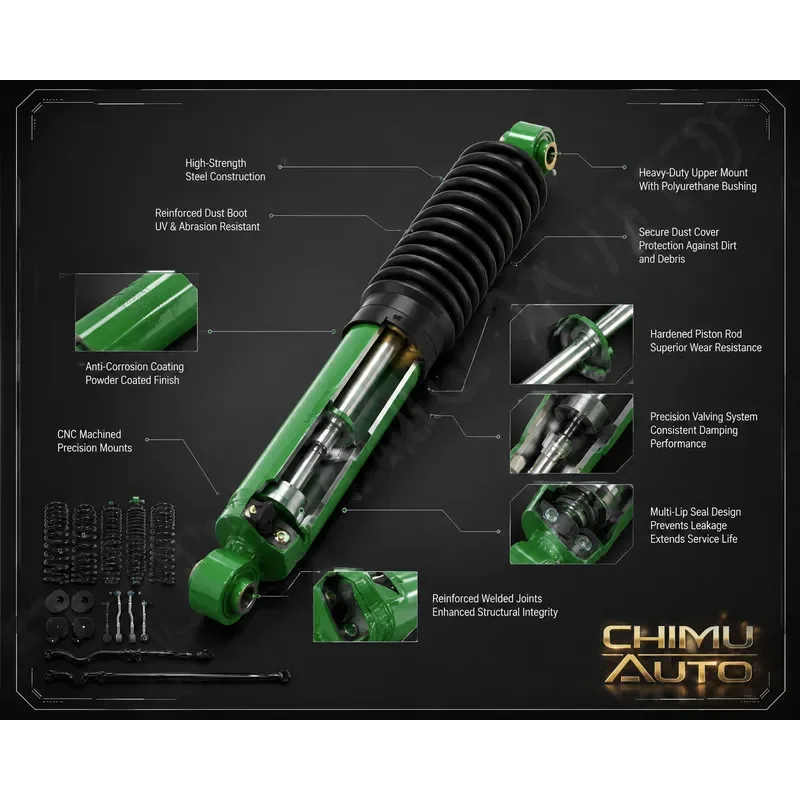 【CHIMU AUTO】 2 Inch Lift Adjustable Shock Absorbers For Beijing New 212 T01 Off Road Modified Front Rear High Strength