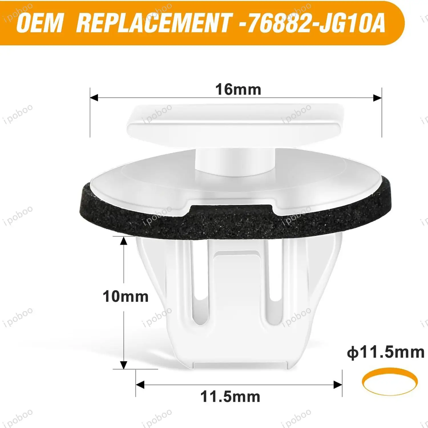 

50 PCS Wheel Arch Fender Flare Moulding Clips For Nissan Armada Murano Juke