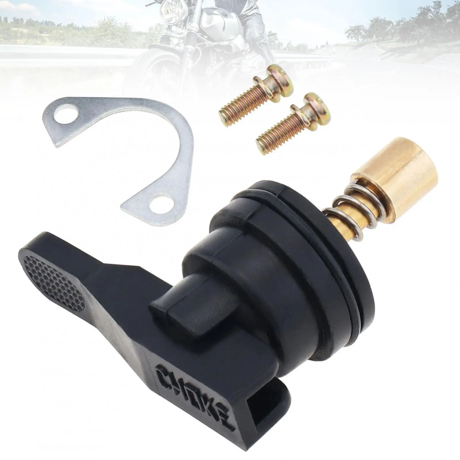 1 Set Starter Valve Plunger Kit Carburetor Manual Damper Switch Fit for Es Fit for Tomos A55 Carburetor Plunger Assemble Button