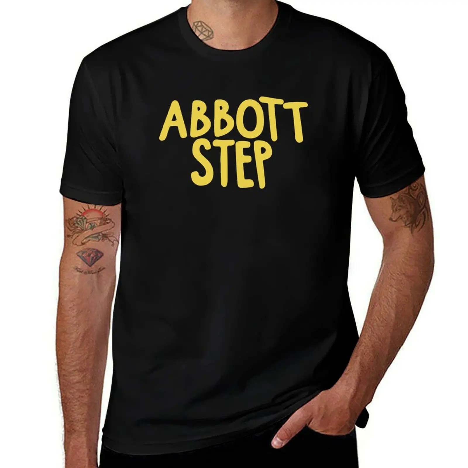 

Abbott Step T-Shirt Simple Casual Short Sleeve Cotton T-Shirt
