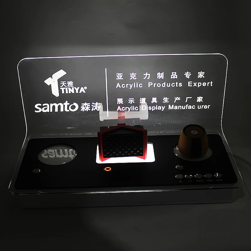 custom.Tinya Custom Counter Double-layer Outdoor Wireless Speaker Acrylic Display Stand Music Player Display Stand