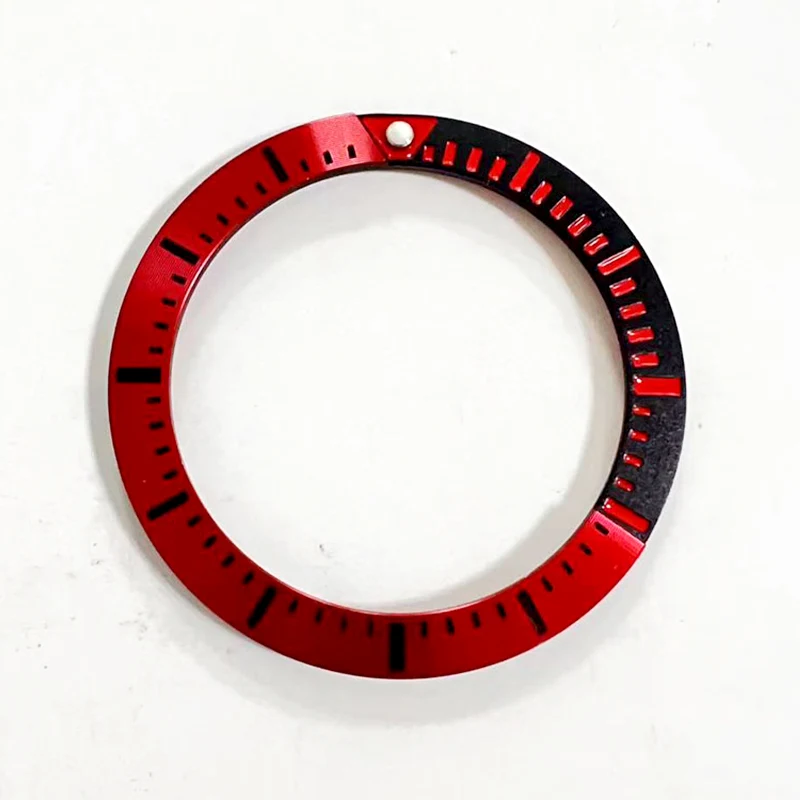 37.2mm*29.2mm Flat Watch Bezel Insert Fit for Seiko Tuna Watch Case NH35 Case Stainless steel Bezel Ring