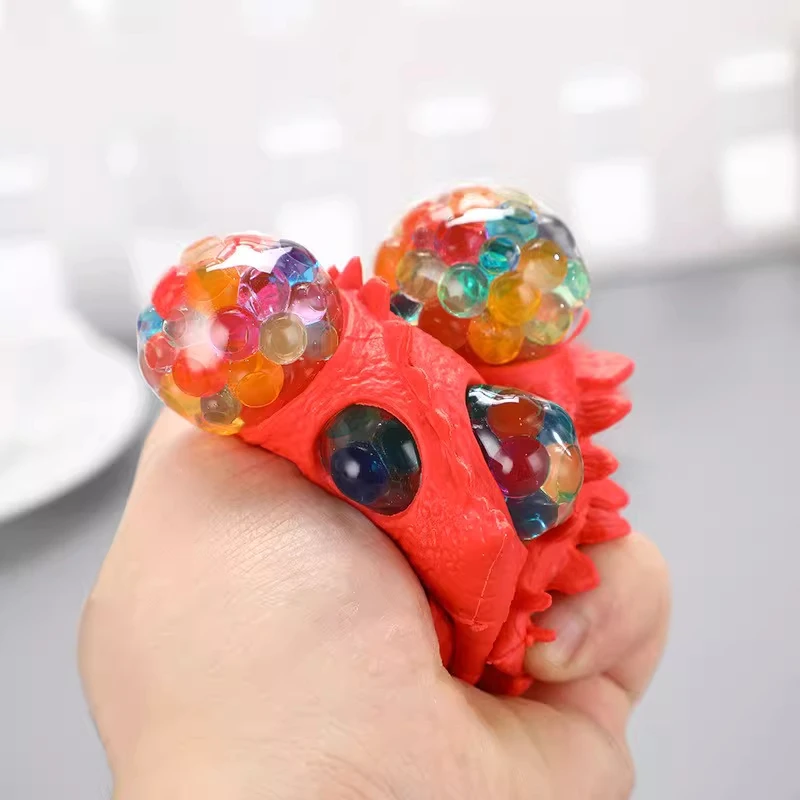 1pc Nieuwe Dinosaurus Squeeze Speelgoed Voor Kinderen Geventileerde Druif Bal Pinch Decompressie Antistress Squishy Speelgoed Relief Stress