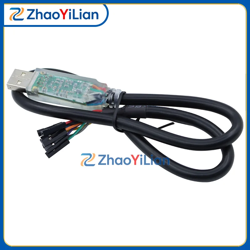 For C232HM‑DDHSL‑0 USB‑A To GPIO SPI I2C UART MPSSE Pigtail Cable For Embedded Test