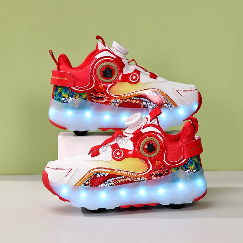 

Adult Rolling Shoes: 4 Retractable Wheels, Comfort & Fun Combined!