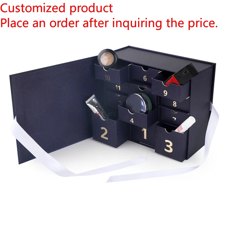 

2025.Advent Calendar Christmas Gift Advent Calendar Makeup Beauty Cosmetic 24 12 Count Down Advet Calendar Box