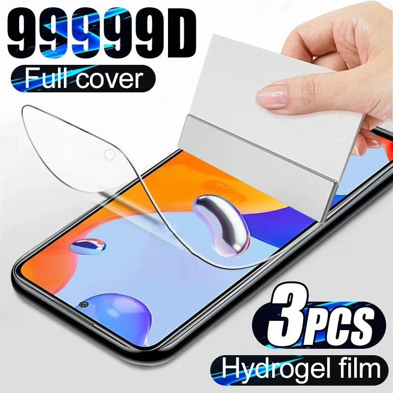 3PCS Full Cover Hydrogel Film For Tecno Camon 19 Neo Screen Protectors For Tecno Camon 20 19 Pro 5G 19 Neo Protective Film