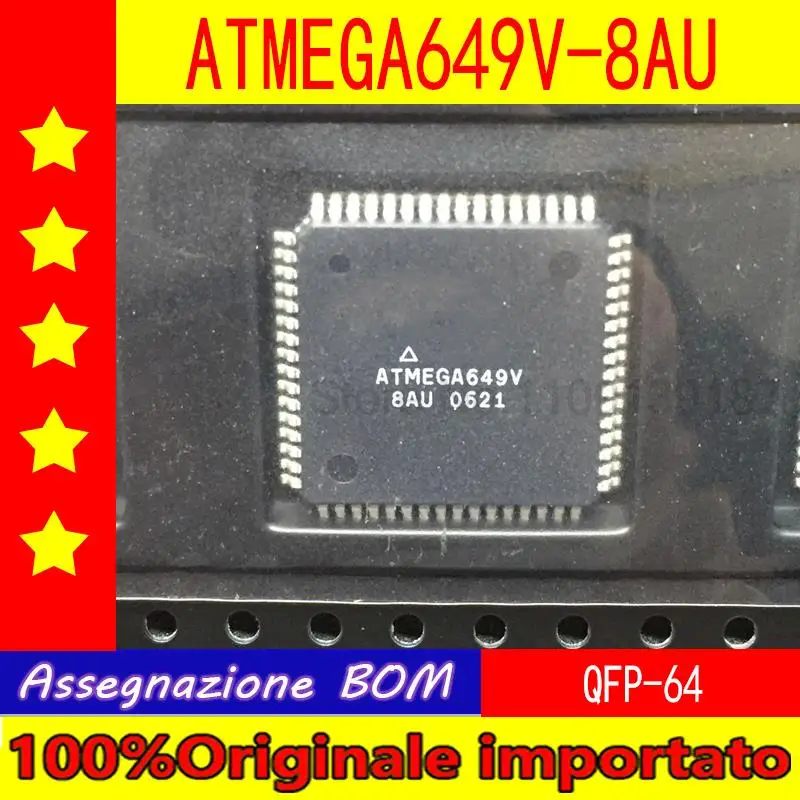 ATMEGA649V-8AU ATMEGA649V QFP-64  MCU  controller